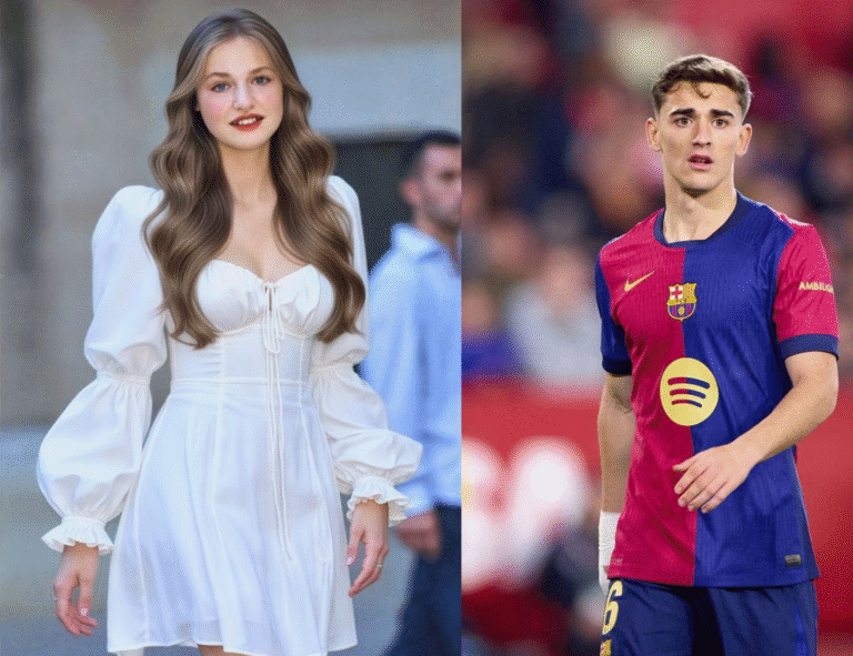 Spanish football hero Gavi enjoys a love moment on the field with THIS girl, rejecting the Princess of Spain for her. You know who she is.