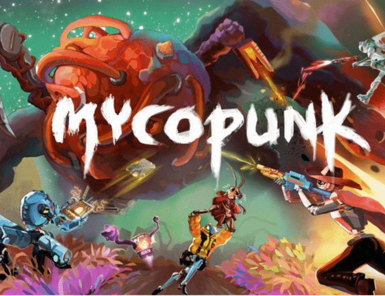 Mycopunk unleashes fungal chaos in futuristic co-op shooter adventure.