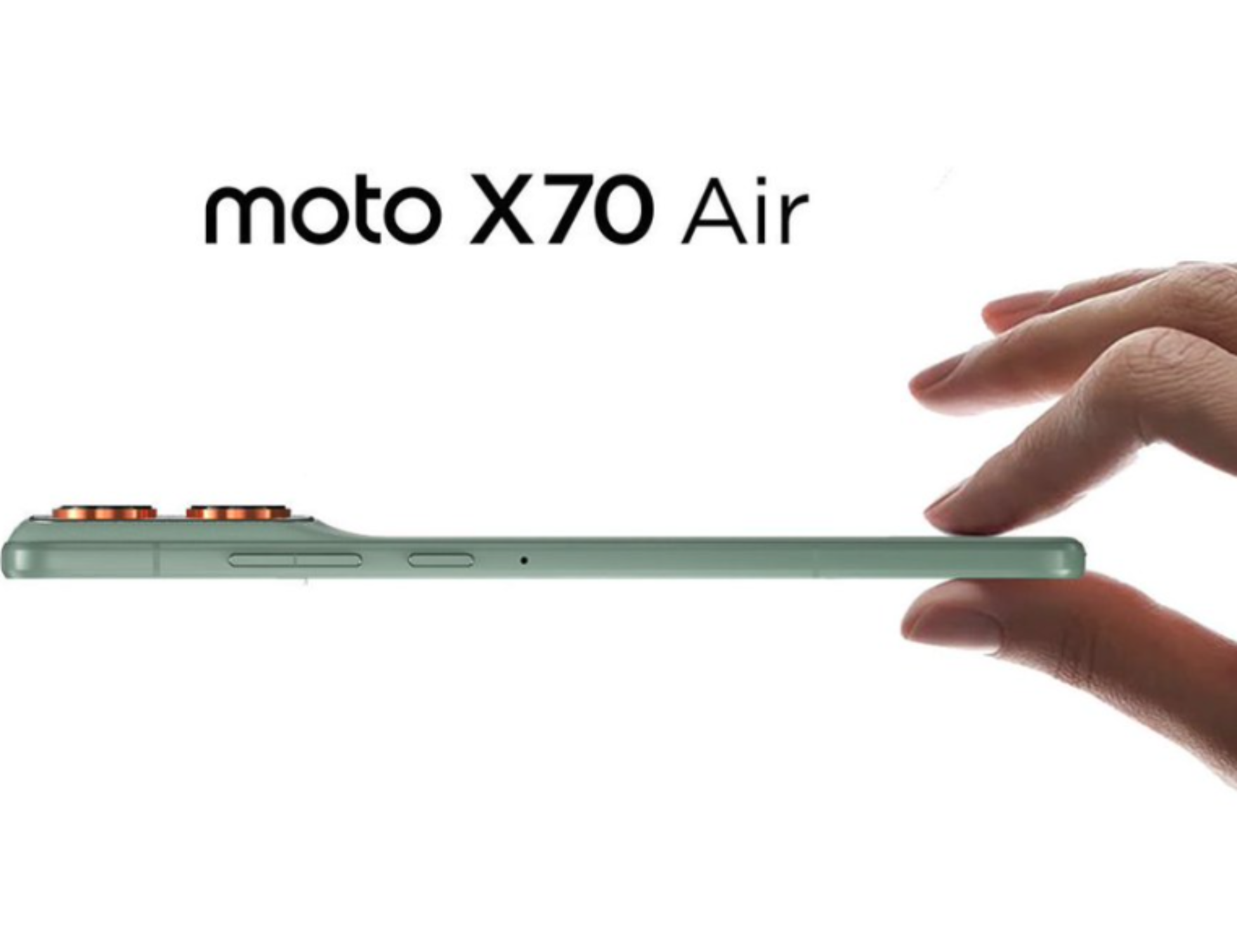 In October, the Moto X70 Air will appear; the teaser shows its sleek design.